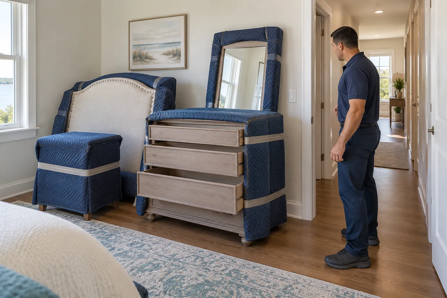 Removal planning detail for Bedroom Furniture Removal
